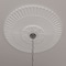 Ekena Millwork Melonie Ceiling Medallion (Fits Canopies up to 6 1/4"), 36 1/4"OD x 1 7/8"P, Primed White CM36ME - alternate 4
